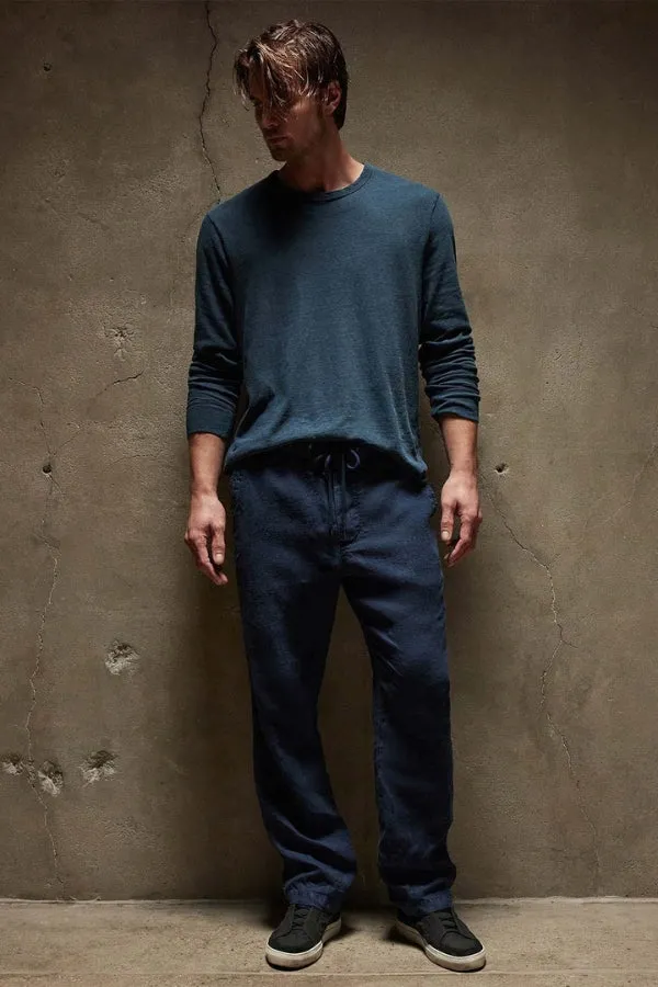 Relaxed Fit Linen Pant