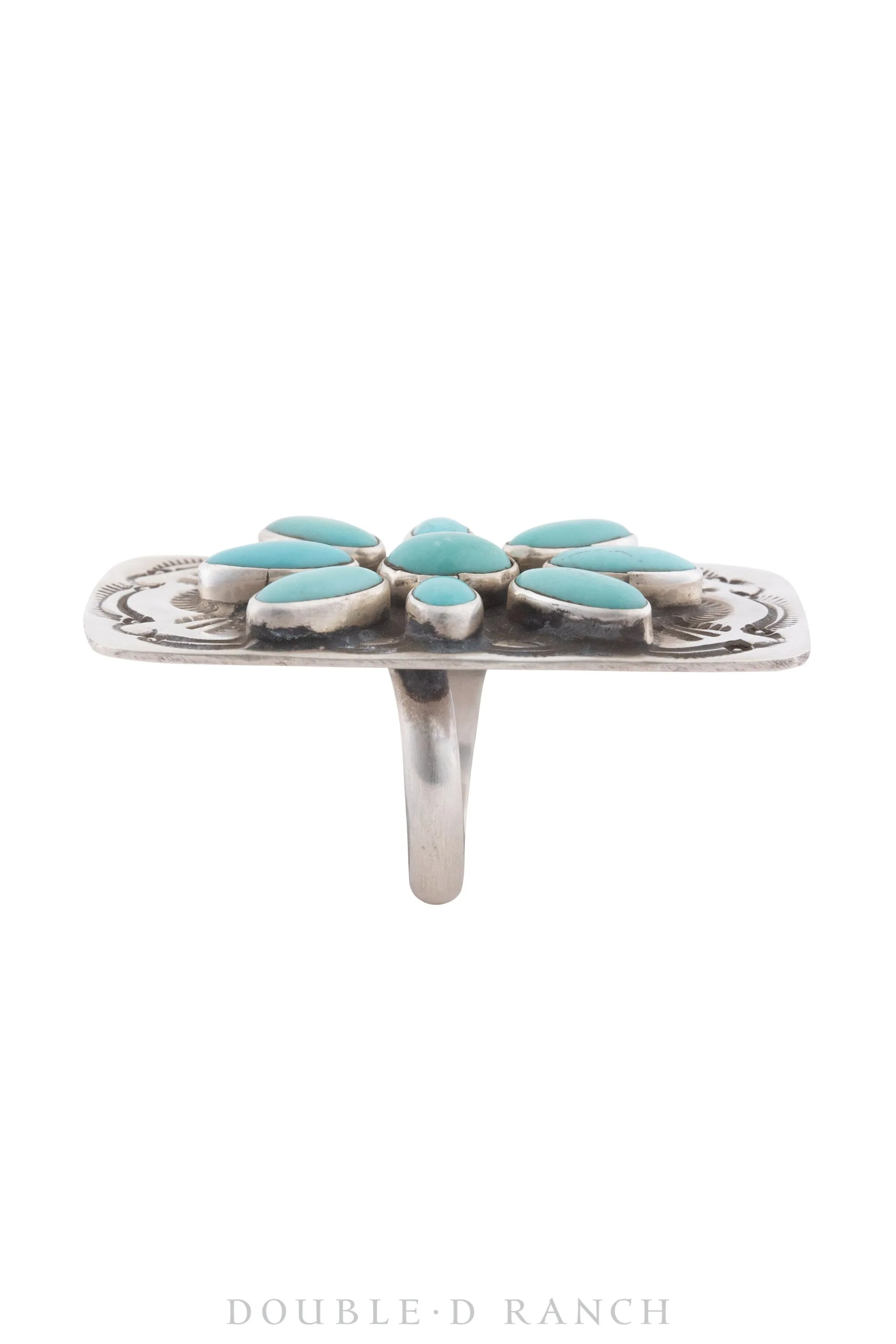 Ring, Shield, Turquoise, Hallmark, Contemporary, 1275