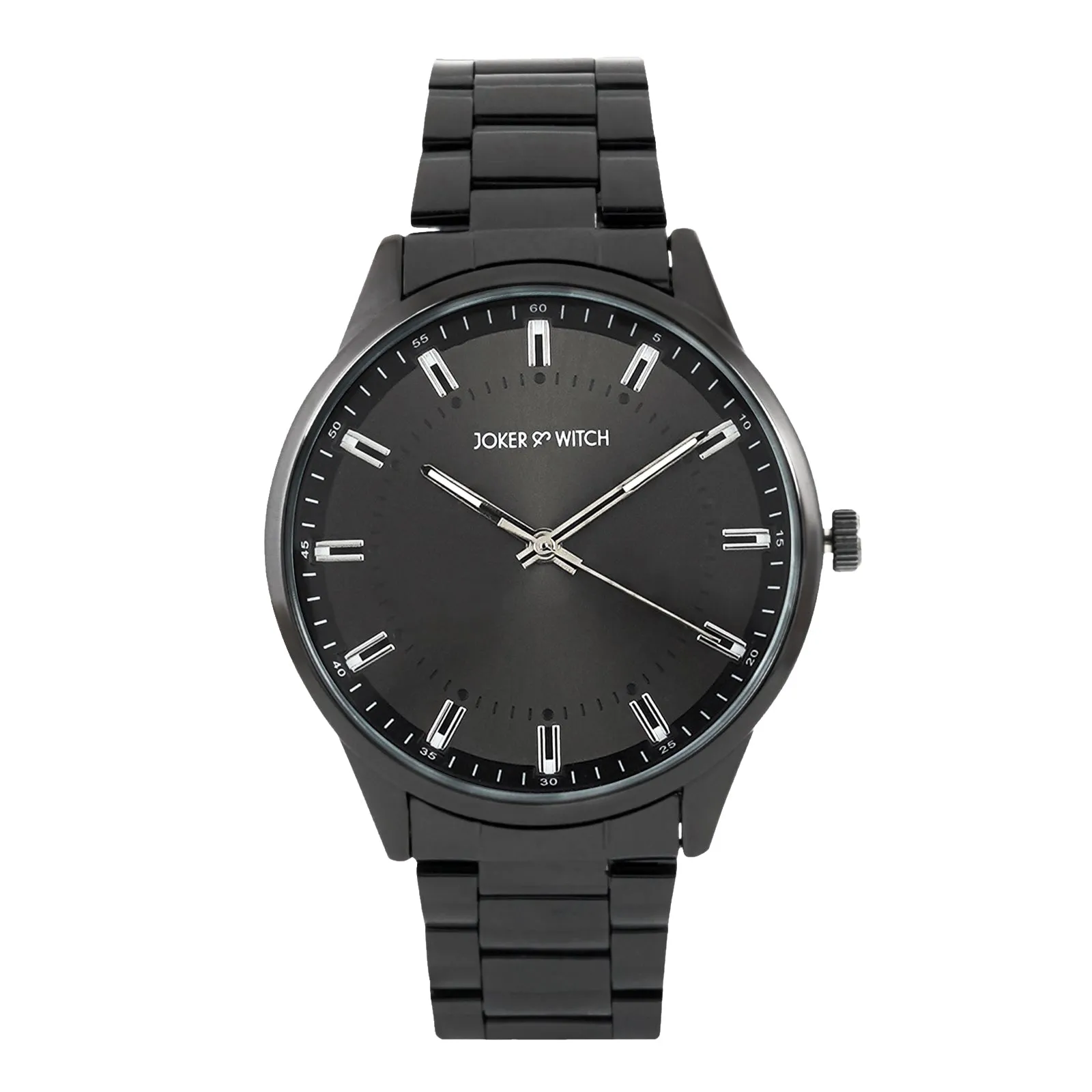 Shanghai Gunmetal Metallic Strap Watch