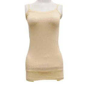 Soft & Stretchable Hip Length Cotton Dotted Camisole For Women