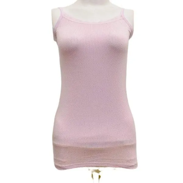 Soft & Stretchable Hip Length Cotton Dotted Camisole For Women