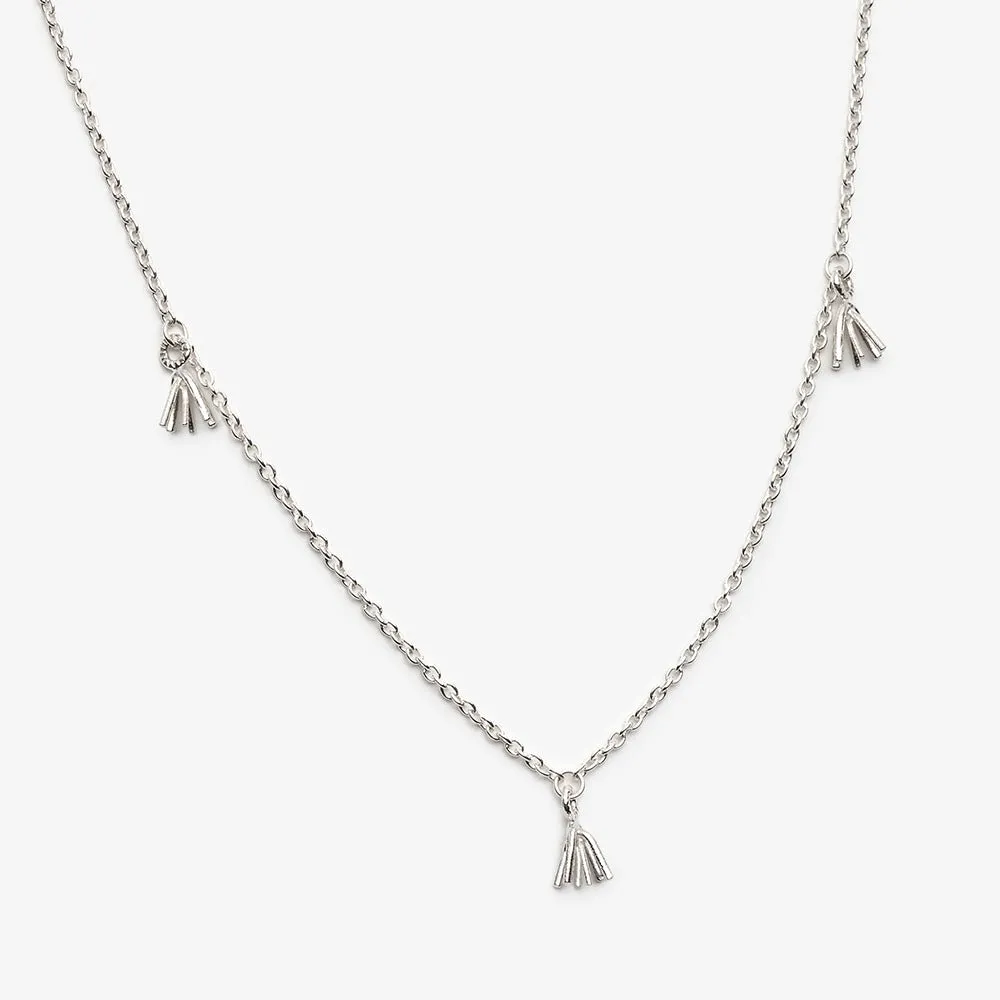 Sparks Trail Necklace - Sterling Silver