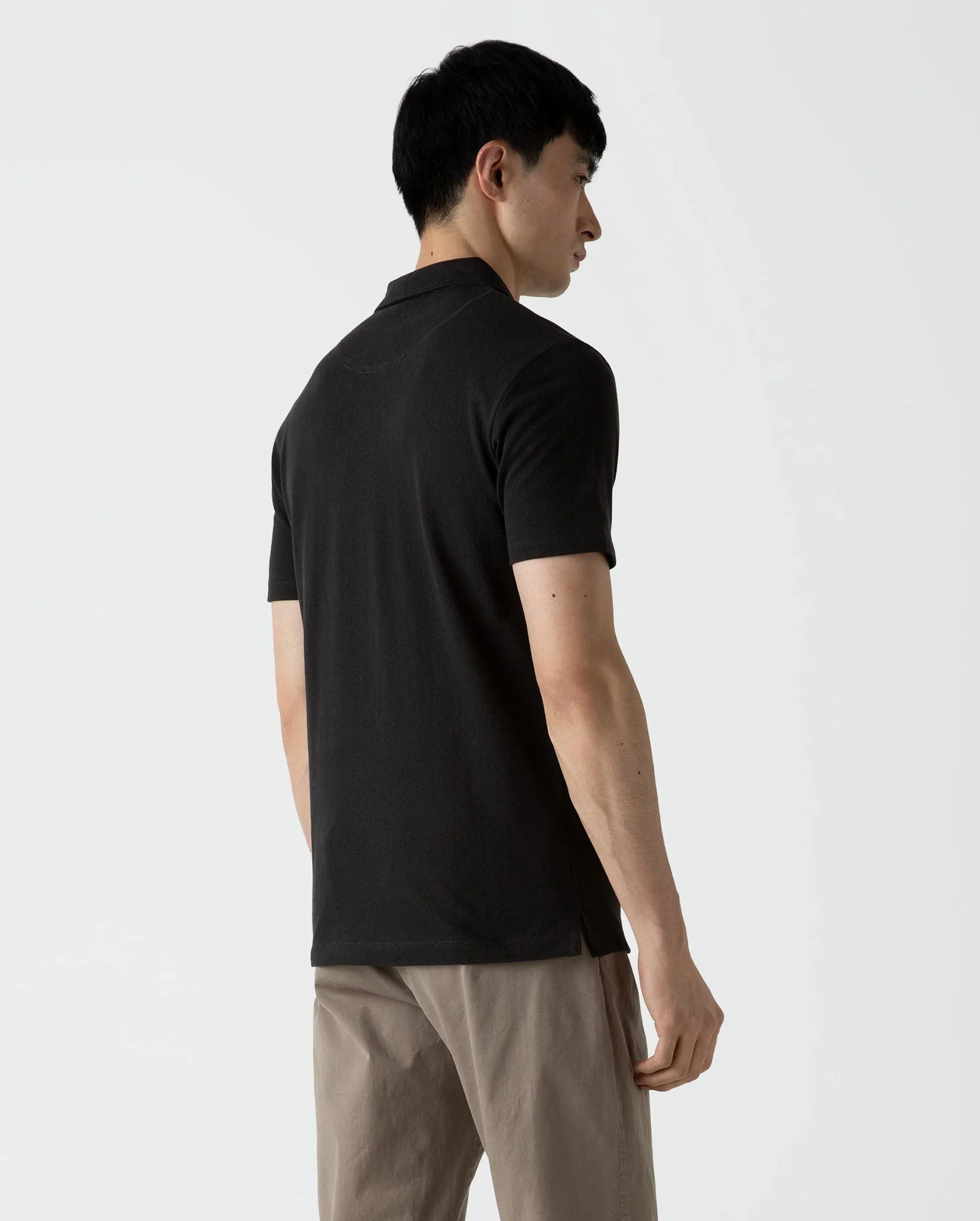 S/S RIVIERA POLO SHIRT / COFFEE