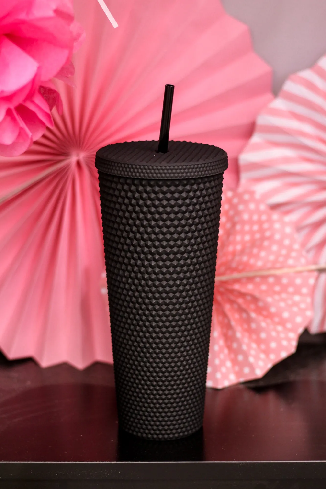 Studded Tumbler, Black