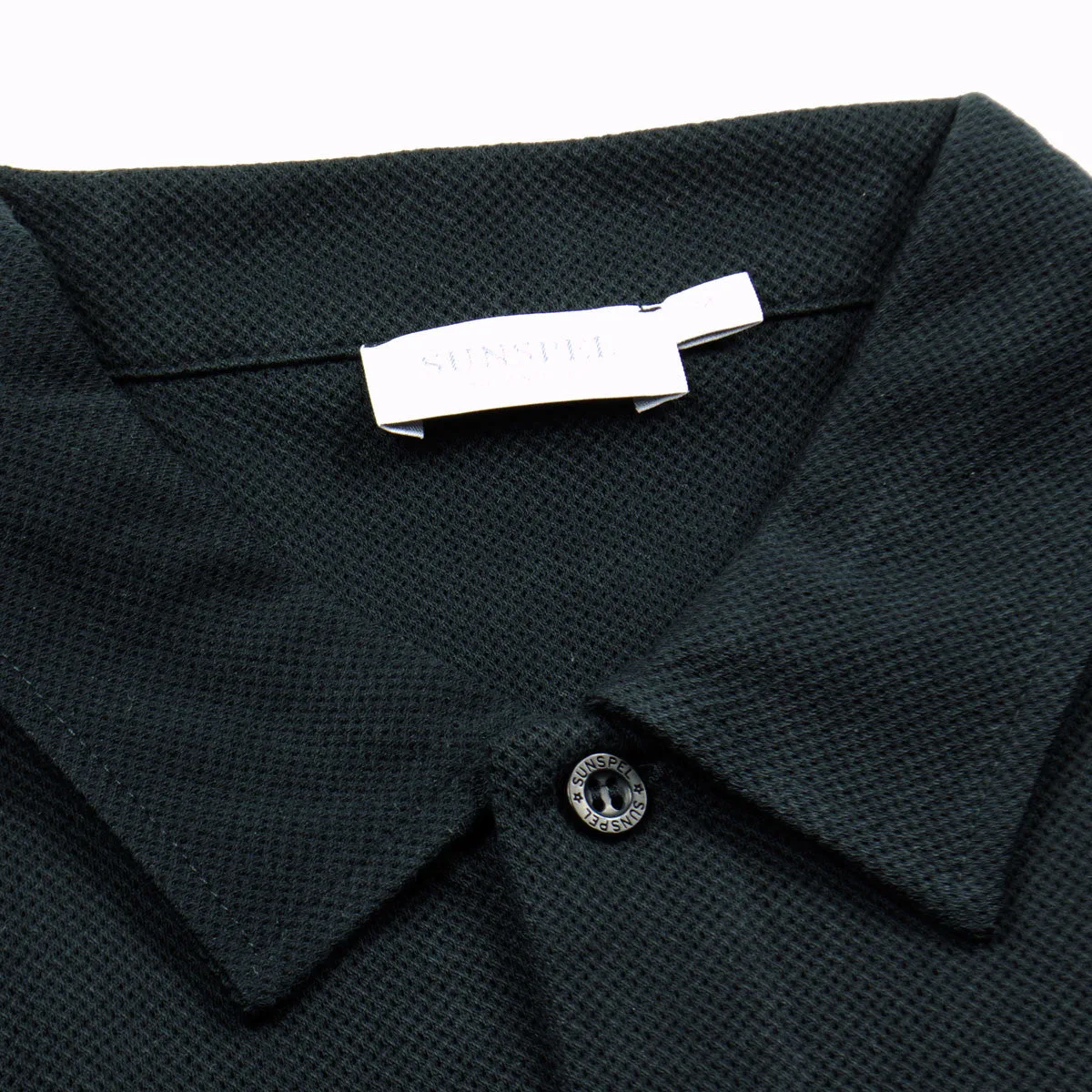 Sunspel - Short Sleeve Riviera Polo - Black