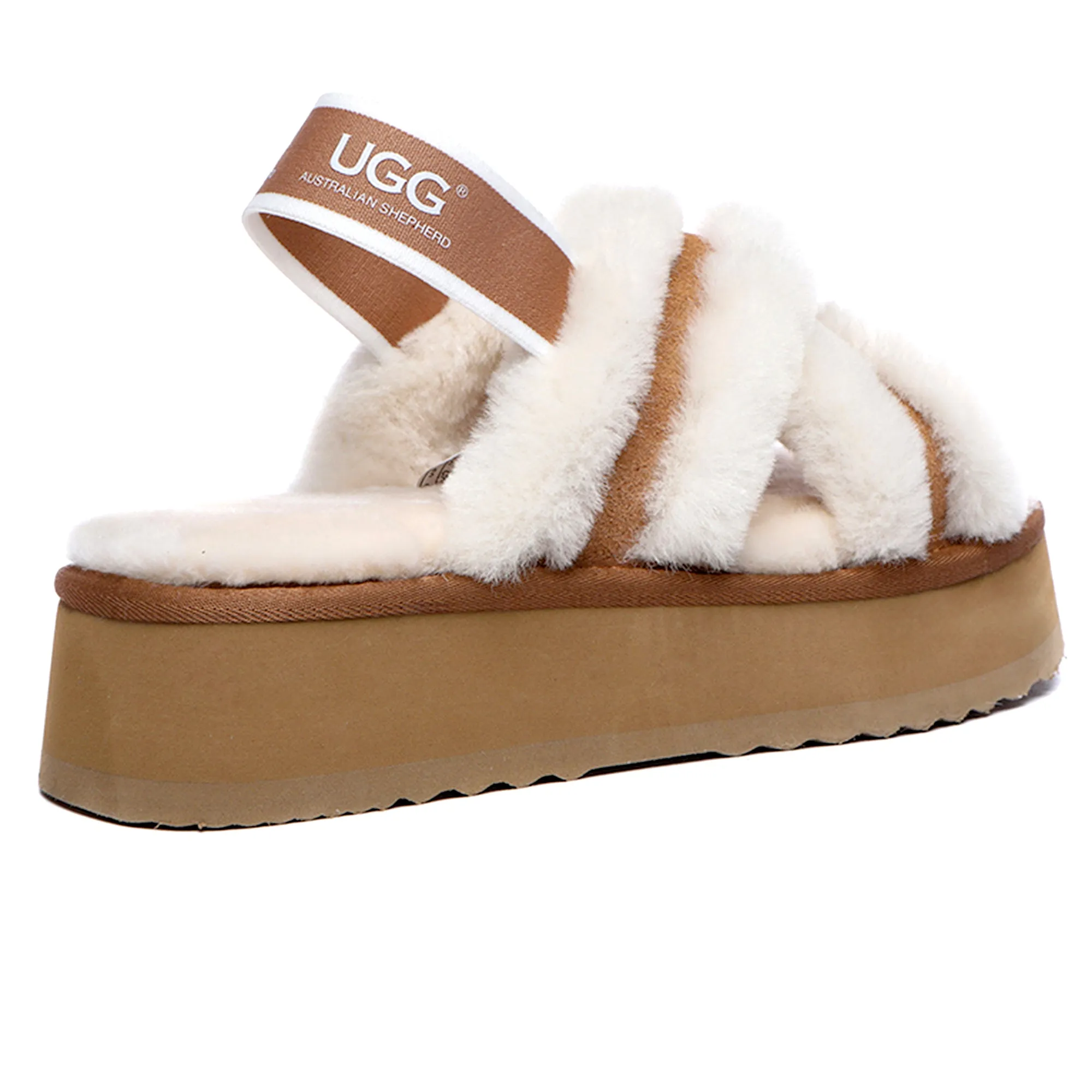 UGG Women Platform Cross Slides