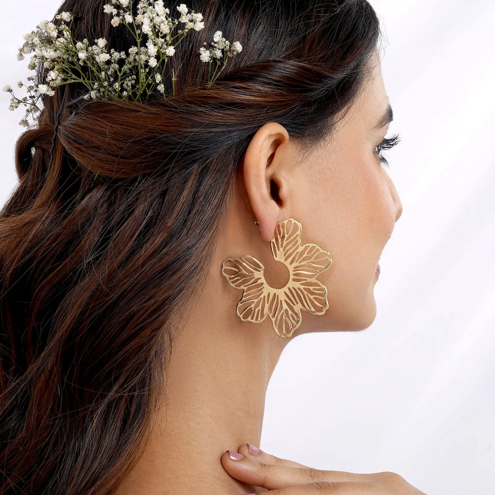 Verbena Gold Earrings