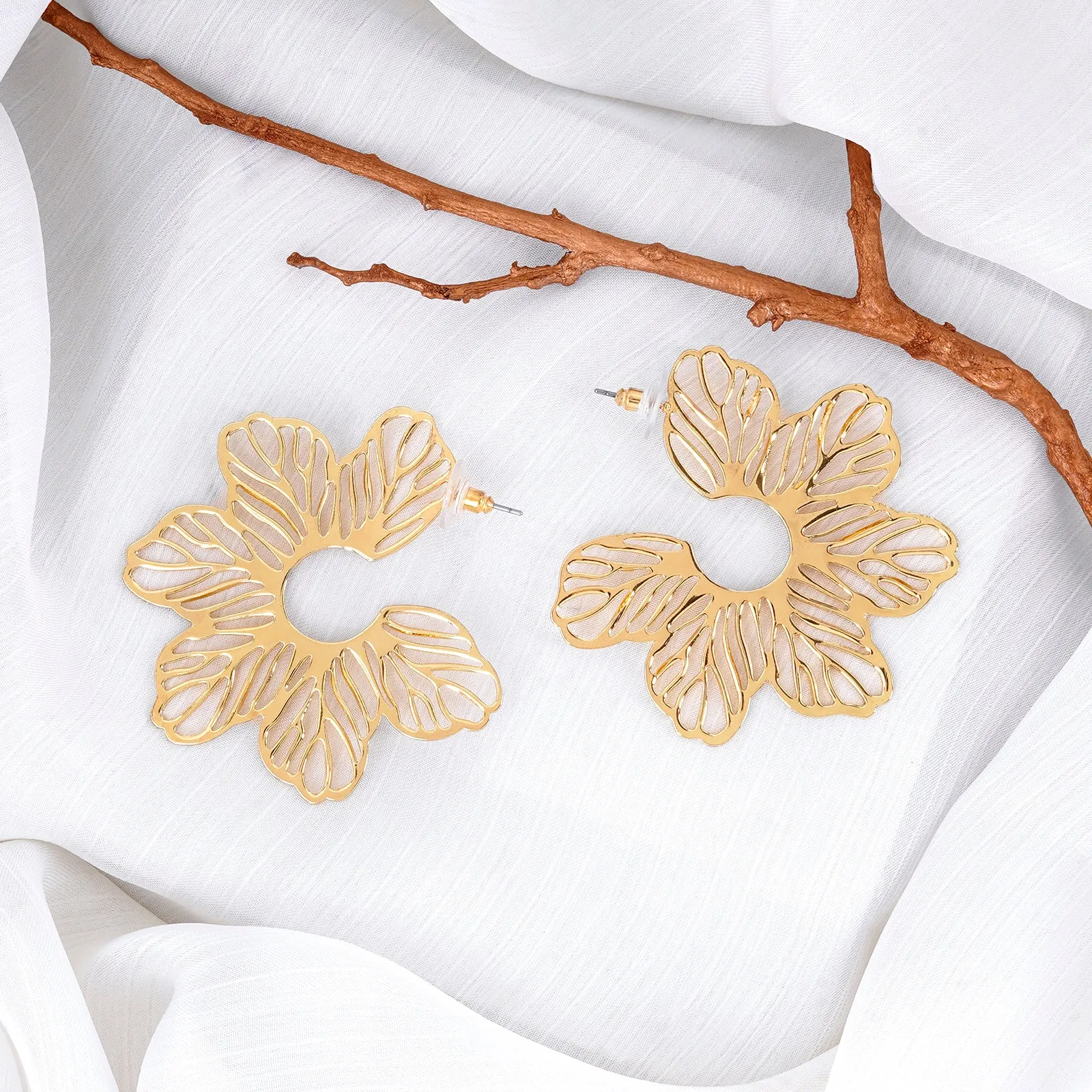 Verbena Gold Earrings