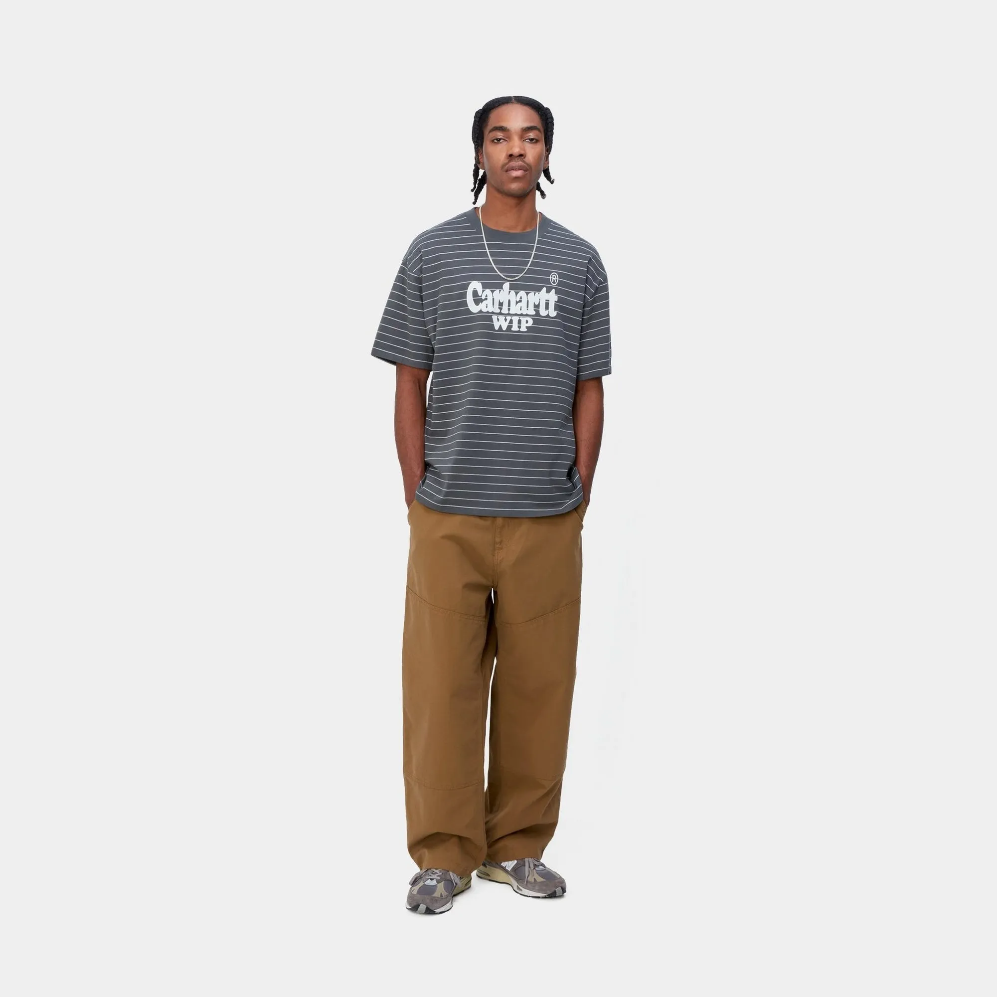 Wide Panel Double Front Pant | Hamilton Brown