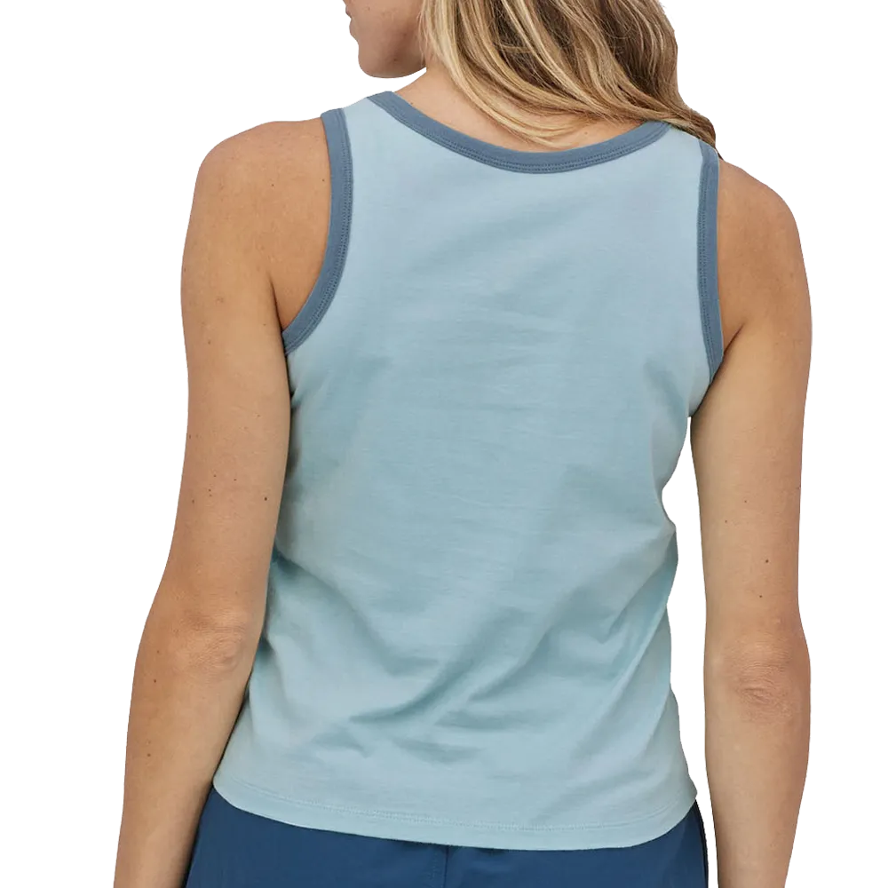 Women's P-6 Label Organic Ringer Tank