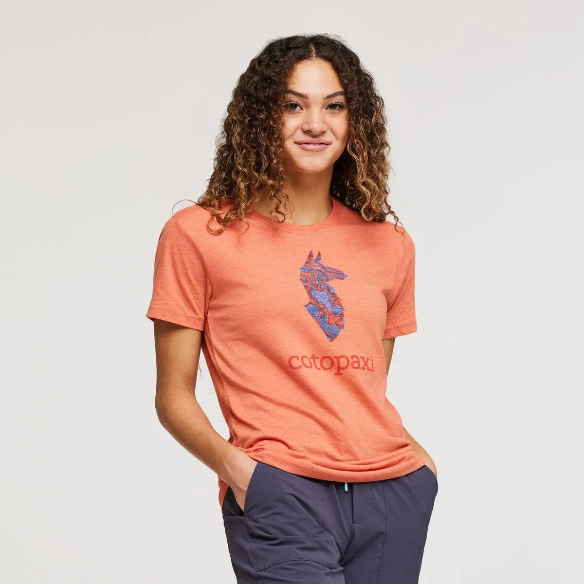 W's Altitude Llama Organic T-Shirt - Organic cotton & Recycled polyester