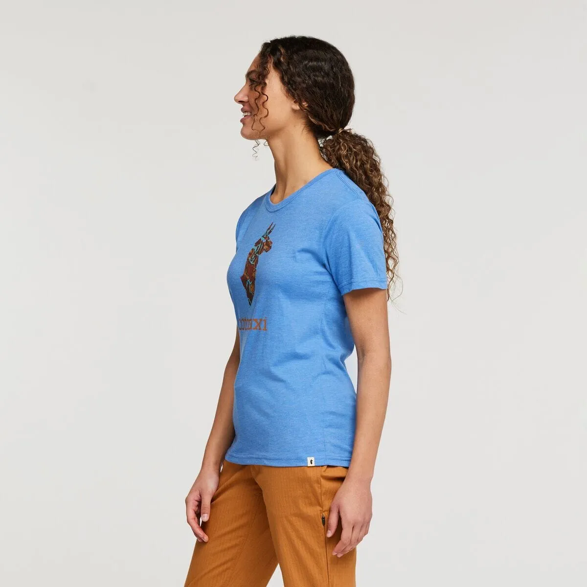 W's Altitude Llama Organic T-Shirt - Organic cotton & Recycled polyester