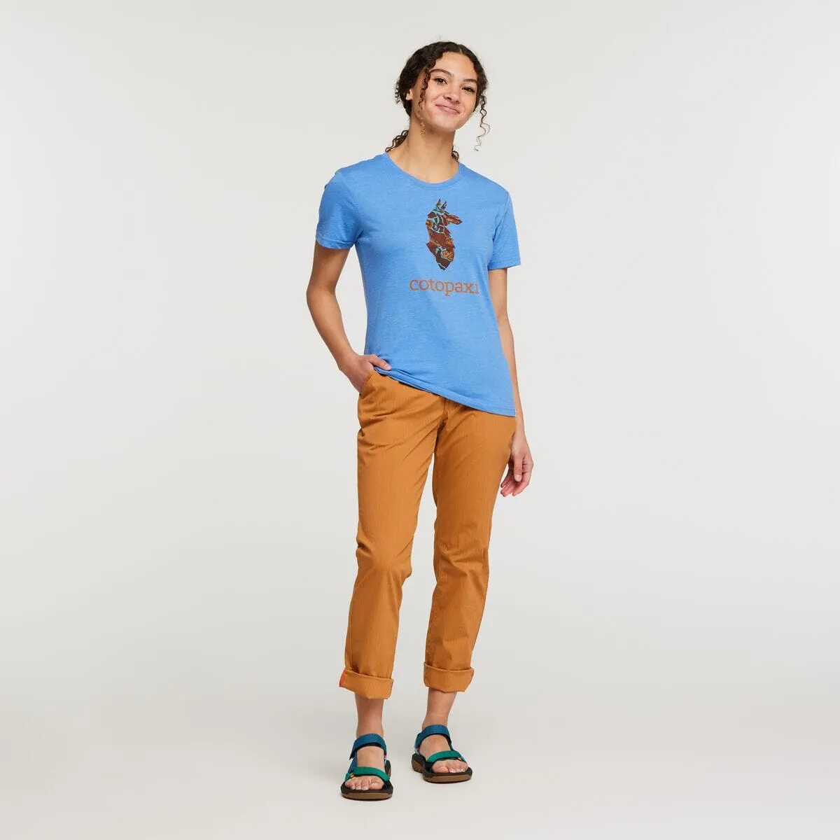 W's Altitude Llama Organic T-Shirt - Organic cotton & Recycled polyester