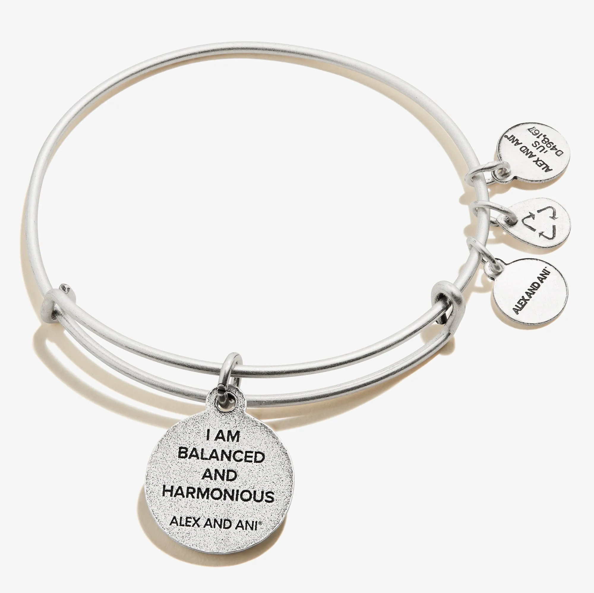 Yin Yang Charm Bangle