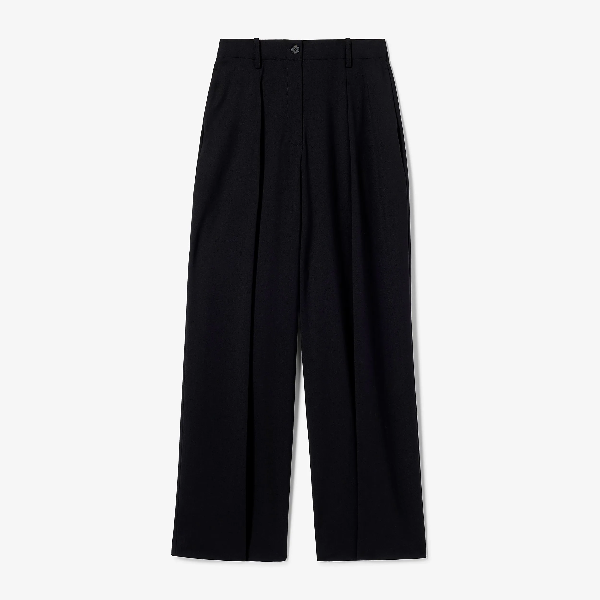 Zuri Pant - Washable Wool Twill :: Black